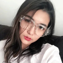 Load image into Gallery viewer, Fashion Men Women Polygonal Irregular Glasses Transparent no degree clear lens Sunglasses armacao de oculos de grau para mulher