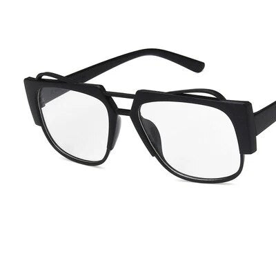 Fashion Men Women Polygonal Irregular Glasses Transparent no degree clear lens Sunglasses armacao de oculos de grau para mulher