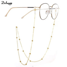 Carica l&#39;immagine nel visualizzatore di Gallery, Metal Men Women Eyeglass Chains Sunglasses Reading Beaded Glasses Chain Eyewears Cord Strap Rope Female Glasses Chain