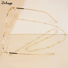 Carica l&#39;immagine nel visualizzatore di Gallery, Metal Men Women Eyeglass Chains Sunglasses Reading Beaded Glasses Chain Eyewears Cord Strap Rope Female Glasses Chain