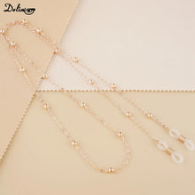Carica l&#39;immagine nel visualizzatore di Gallery, Metal Men Women Eyeglass Chains Sunglasses Reading Beaded Glasses Chain Eyewears Cord Strap Rope Female Glasses Chain