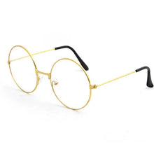 Load image into Gallery viewer, Ultra Light Decorative Glasses Round Retro No Degree Metal Decoration Flat Unisex Glasses