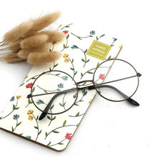 Load image into Gallery viewer, Ultra Light Decorative Glasses Round Retro No Degree Metal Decoration Flat Unisex Glasses