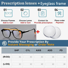 Load image into Gallery viewer, Fashion   Eyeglass Frame Men&#39;s   Acetate Fiber Designer Optical Glasses Women&#39;s Myopia Reading Classic Eyeglasses