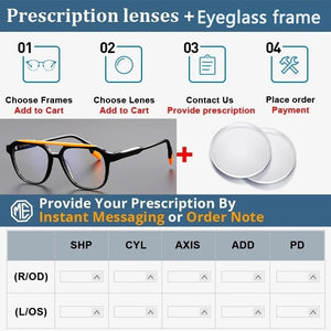 Fashion   Eyeglass Frame Men's   Acetate Fiber Designer Optical Glasses Women's Myopia Reading Classic Eyeglasses