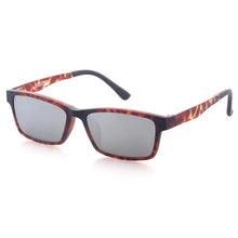 Load image into Gallery viewer, Optical Eyeglasses Frame Leopard Spectacles Rectangle Glasses Frame Prescription Glasses Polarized sunglasses clip on