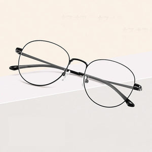 Optical Prescription Full Rim Alloy Metal Eyeglasses Frame for Women Optical Eyewear Glasses Frame Glass Frames for Men