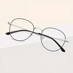Optical Prescription Full Rim Alloy Metal Eyeglasses Frame for Women Optical Eyewear Glasses Frame Glass Frames for Men