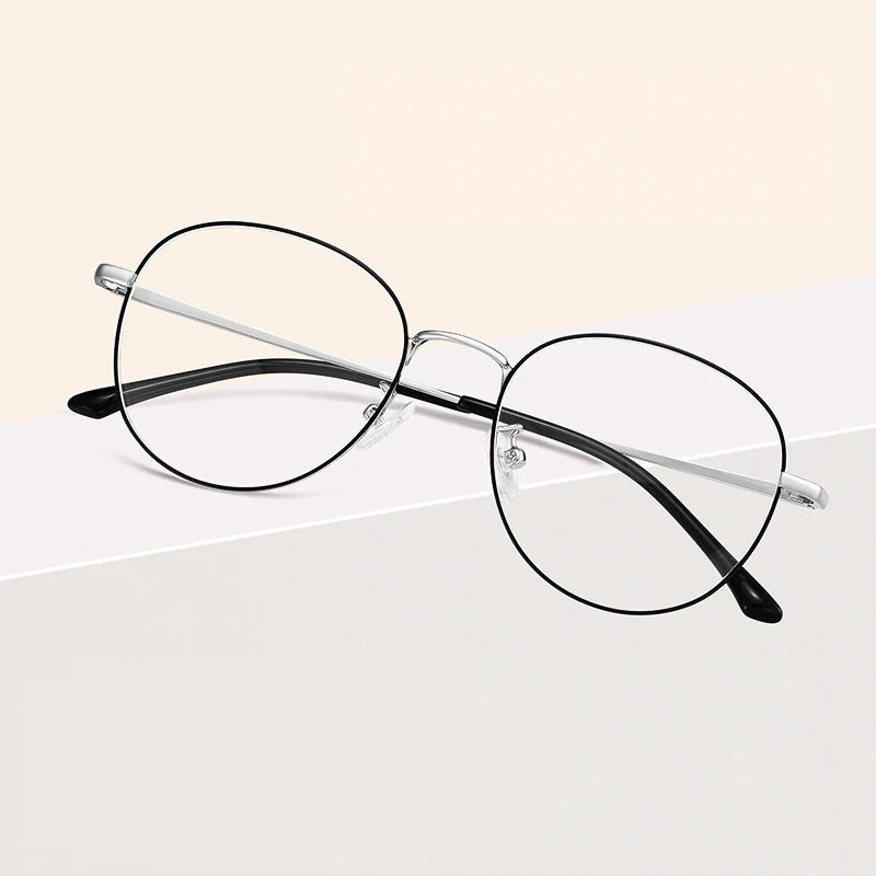 Optical Prescription Full Rim Alloy Metal Eyeglasses Frame for Women Optical Eyewear Glasses Frame Glass Frames for Men