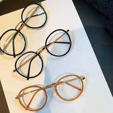 Load image into Gallery viewer, Fashion Oversized Round Eyewear Retro Women&#39;s Anti-blue Light Bloking Metal Frame Glasses Trend Optical Computer Eyeglasses