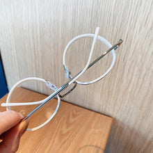Load image into Gallery viewer, Fashion Oversized Round Eyewear Retro Women&#39;s Anti-blue Light Bloking Metal Frame Glasses Trend Optical Computer Eyeglasses
