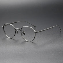 Load image into Gallery viewer, Pure Titanium Glasses Frame Men Women Optical Male Round Eyeglasses Frames Myopia Prescription Eye Glasses