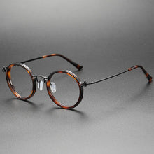 Load image into Gallery viewer, Pure Titanium Glasses Frame Men Women Optical Male Round Eyeglasses Frames Myopia Prescription Eye Glasses
