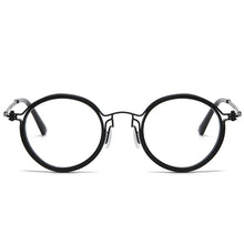 Load image into Gallery viewer, Pure Titanium Glasses Frame Men Women Optical Male Round Eyeglasses Frames Myopia Prescription Eye Glasses