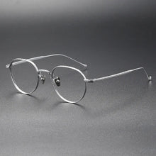 Load image into Gallery viewer, Pure Titanium Glasses Frame Men Women Optical Male Round Eyeglasses Frames Myopia Prescription Eye Glasses