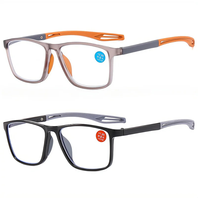 Reading Glasses TR90 Silicone Frameses +100 To +400