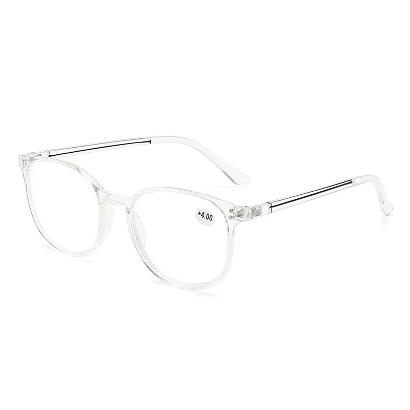 Reading Glasses Women Men Clear Frame Presbyopic EyeGlasses Natural Comfort Eyewear +1.0 To +4.0 Gafas