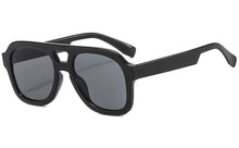 Load image into Gallery viewer, Retro Double Beam Pilot Sunglasses Women Classic Vintage Pilot Oversized Brown Sun Glasses Shades UV400 Eyeglasses