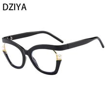 Carica l&#39;immagine nel visualizzatore di Gallery, Retro Optical Spectacle Frame Women&#39;s Luxury Pearl Square Cat&#39;s Eye Glasses Half-Frame Eyewear 60895