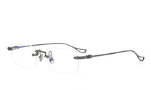 Load image into Gallery viewer, Fashion Retro-Vintage Gushhi Rimless Glasses Frame 55-19-143 Lightweight Pure-Titanium Business Rectangular Eyeglasses
