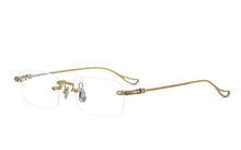 Load image into Gallery viewer, Fashion Retro-Vintage Gushhi Rimless Glasses Frame 55-19-143 Lightweight Pure-Titanium Business Rectangular Eyeglasses