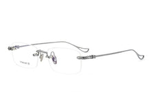 Load image into Gallery viewer, Fashion Retro-Vintage Gushhi Rimless Glasses Frame 55-19-143 Lightweight Pure-Titanium Business Rectangular Eyeglasses
