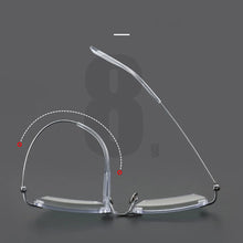Load image into Gallery viewer, Rimless Business Eyewear Ultra Light Pure Titanium Spectacle Big Size Luxur Glasses Men Optical Prescription Eyeglasses