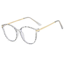 Load image into Gallery viewer, Fashion Round Anti Blue Light Glasses Sex Women Metal Frame Glasses European American Style Girl Prescription Eyeglasses