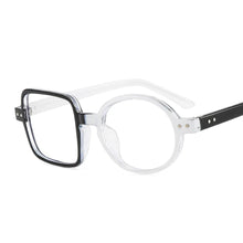 Load image into Gallery viewer, Fashion Round Glasses  Frame Women Men Clear Lens Square Anti-blue Light Glass Optical Spectacle Goggles Female Eyeglass