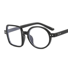 Load image into Gallery viewer, Fashion Round Glasses  Frame Women Men Clear Lens Square Anti-blue Light Glass Optical Spectacle Goggles Female Eyeglass