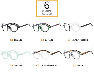 Fashion Round Glasses  Frame Women Men Clear Lens Square Anti-blue Light Glass Optical Spectacle Goggles Female Eyeglass
