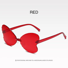 Load image into Gallery viewer, Shades UV400 Vintage Glasses Kids Lovely Butterfly Rimless Sunglasses Girls Children Oculos Masculino Sunglasses Women