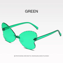 Load image into Gallery viewer, Shades UV400 Vintage Glasses Kids Lovely Butterfly Rimless Sunglasses Girls Children Oculos Masculino Sunglasses Women