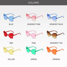 Load image into Gallery viewer, Shades UV400 Vintage Glasses Kids Lovely Butterfly Rimless Sunglasses Girls Children Oculos Masculino Sunglasses Women