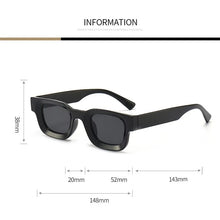 Load image into Gallery viewer, Fashion Small Square Sunglasses New Women Luxury Brand Retro Shades UV400 Men Trending Sun Glasses Sunglasses For Women Men