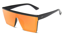 Load image into Gallery viewer, Square Oversized Sunglasses For Woman Brand Design Flat Top Mirror Female Sun Glasses Big Frame Eyewear UV400