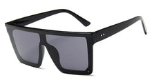 Load image into Gallery viewer, Square Oversized Sunglasses For Woman Brand Design Flat Top Mirror Female Sun Glasses Big Frame Eyewear UV400