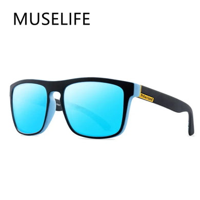 Square Vintage Polarized Sunglasses Men Women Retro Driving Fishing Luxury Brand Designer Sun Glasses UV400 Eyewear