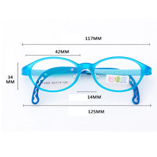 Load image into Gallery viewer, Student Spectacle Frame Children Myopia Eyeglasses Computer Optical Kids Eye Glasses Frame For Baby Boys&amp;Girls TL3005