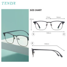 Load image into Gallery viewer, TR90 Lightweight Browline Vitnage Eyegalsses Men and Women Spectacles Frame For Prescription Lesnes