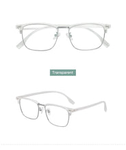 Load image into Gallery viewer, TR90 Lightweight Browline Vitnage Eyegalsses Men and Women Spectacles Frame For Prescription Lesnes