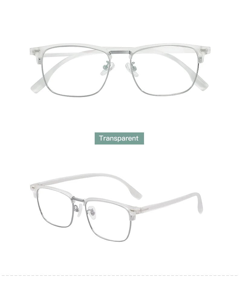 TR90 Lightweight Browline Vitnage Eyegalsses Men and Women Spectacles Frame For Prescription Lesnes