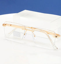 Load image into Gallery viewer, Fashion Titanium Rimless Eyeglasses Frame Brand designer Men Glasses Reading Glasses Optical Prescpriton Lenses Glasses