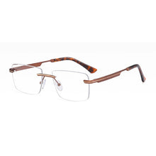Load image into Gallery viewer, Fashion Titanium Rimless Eyeglasses Frame Brand designer Men Glasses Reading Glasses Optical Prescpriton Lenses Glasses