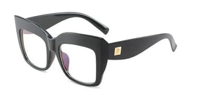 Fashion Transparent Square Glasses Women Men Brand Designer Big Oversized Eyeglasses Frames Anti Blue Light Computer Glasses
