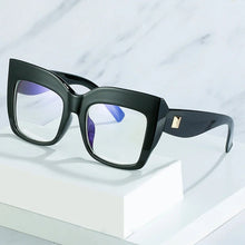 Load image into Gallery viewer, Fashion Transparent Square Glasses Women Men Brand Designer Big Oversized Eyeglasses Frames Anti Blue Light Computer Glasses
