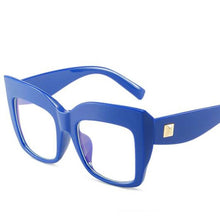 Load image into Gallery viewer, Fashion Transparent Square Glasses Women Men Brand Designer Big Oversized Eyeglasses Frames Anti Blue Light Computer Glasses