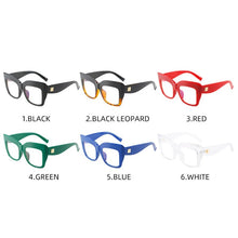 Load image into Gallery viewer, Fashion Transparent Square Glasses Women Men Brand Designer Big Oversized Eyeglasses Frames Anti Blue Light Computer Glasses