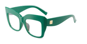 Fashion Transparent Square Glasses Women Men Brand Designer Big Oversized Eyeglasses Frames Anti Blue Light Computer Glasses