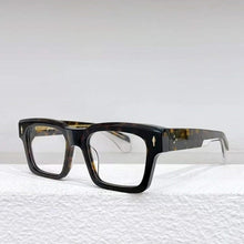 Load image into Gallery viewer, Vintage JACQUES Thick Acetate Sphere Myopia Optical Eyeglass KAINEI Retro Square Design Handcraft Women Man